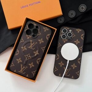 Louis Vuitton Monogram Dark Brown Phone Case